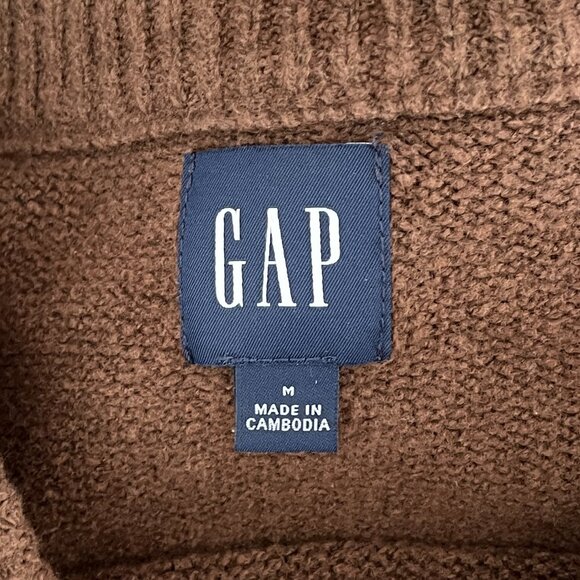 Gap Brown Knit Sweater Size M - Picture 12 of 13
